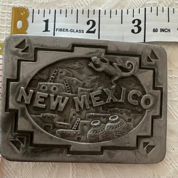 New Mexico Pueblo Vintage Buckle - Picture 1 of 2
